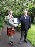 Andrew Macqueen ICF Best Student Prize Winner 2012