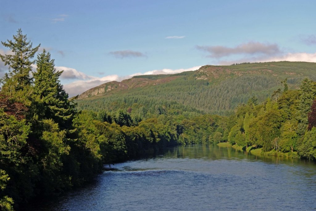 Scotland forest_River Tay Dunkeld_crown copyright_credit Forestry Commission - Ronald W Weir
